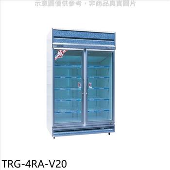 大同 1040公升玻璃冷藏櫃銀白冰箱【TRG－4RA－V20】