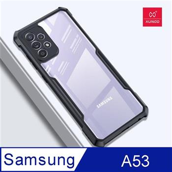 XUNDD 甲蟲系列 SAMSUNG Galaxy A53 防摔保護軟殼 炫酷黑