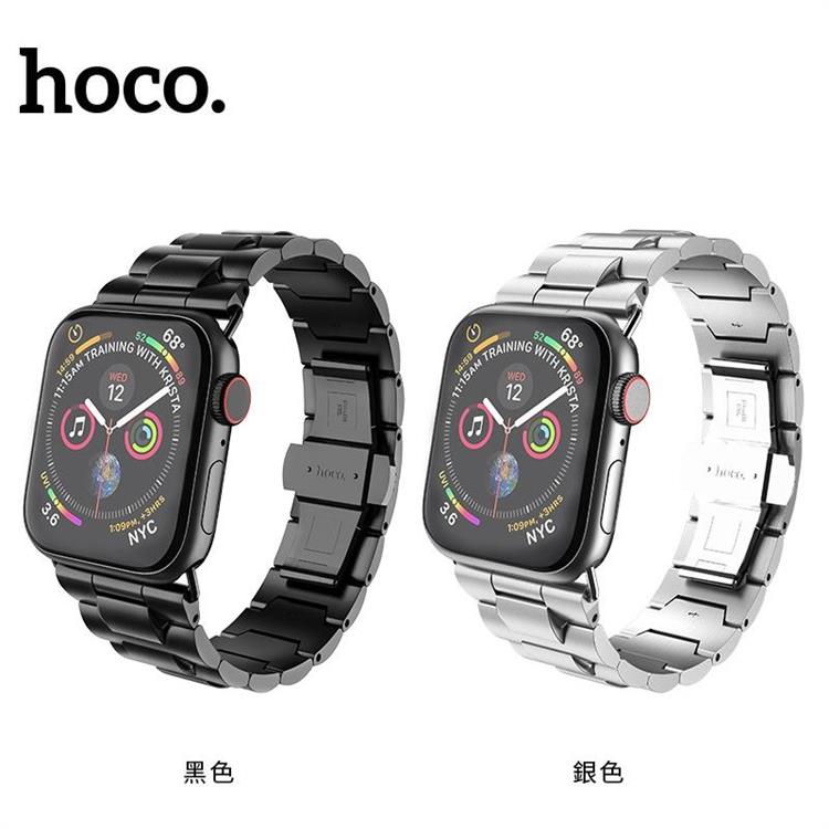 hoco Apple Watch 42/44mm WB03 格朗鋼錶帶－2色 - 黑色