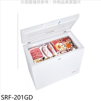 聲寶 200公升臥式變頻冷凍櫃（含標準安裝）【SRF－201GD】