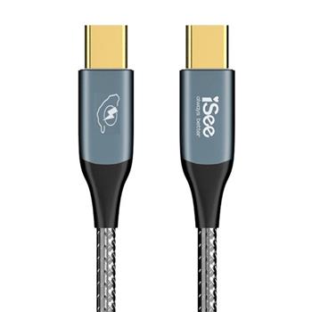 【iSee】USB－C to C 45W PD鋁合金充電傳輸線1.5M（IC－CC826）