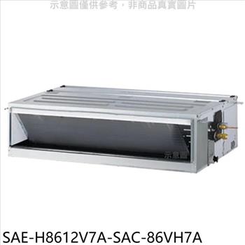 SANLUX台灣三洋 變頻冷暖吊隱式分離式冷氣（含標準安裝）【SAE－H8612V7A－SAC－86VH7A】