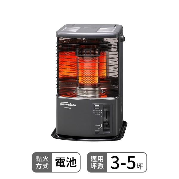 【TOYOTOMI 豐臣】適用3-5坪 傳統式煤油暖爐-灰色 (RS-FH290-TW)