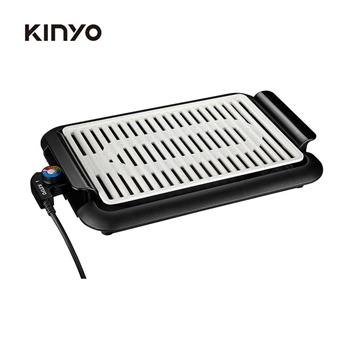 KINYO 可拆分離式BBQ麥飯石電烤盤 (不沾黏/瀝油盤/可拆洗/烤肉/燒肉/中秋節)