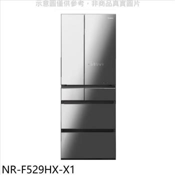 Panasonic國際牌 520公升六門變頻鑽石黑冰箱(含標準安裝)【NR-F529HX-X1】
