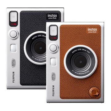 【FUJIFILM 富士】INSTAX MINI EVO 拍立得相機(棕/黑)2色