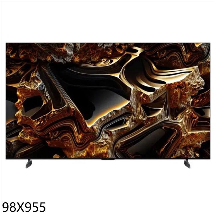 TCL 98吋連網miniLED4K顯示器(含標準安裝)(7-11商品卡9200元)【98X955】