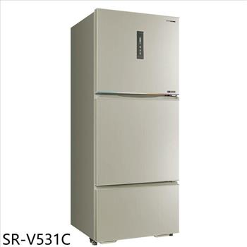 SANLUX台灣三洋 530公升三門變頻冰箱(含標準安裝)【SR-V531C】