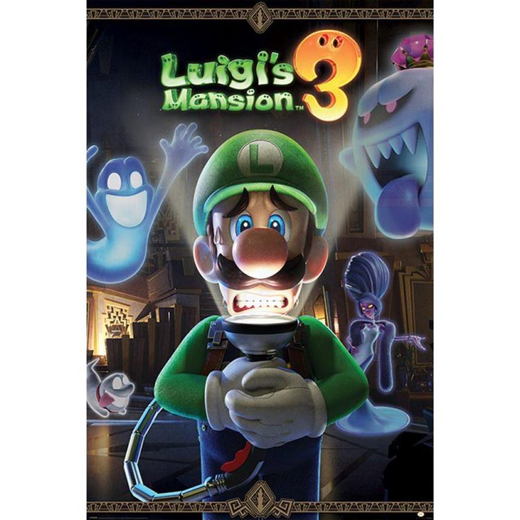 路易吉洋樓3 Luigi’s Mansion 3 – 英國進口海報