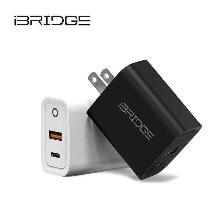 iBRIDGE PD20W雙孔快速充電器