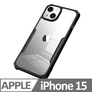 XUNDD 甲蟲系列 iPhone 15 防摔保護軟殼 炫酷黑