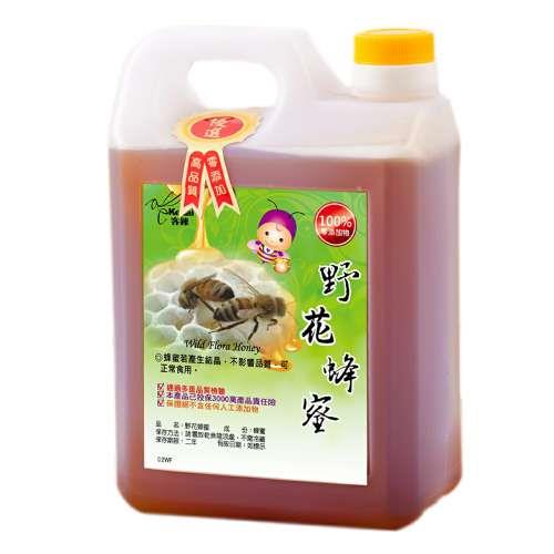 【客錸】優選台灣野花蜂蜜3000g x1