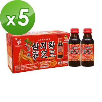 金蔘－6年根韓國高麗人蔘蔘芝王（100ml*10瓶） 共5盒