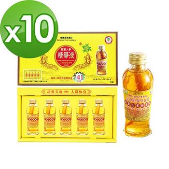 金蔘－韓國高麗人蔘精華液禮盒（120ml*5瓶）共10盒