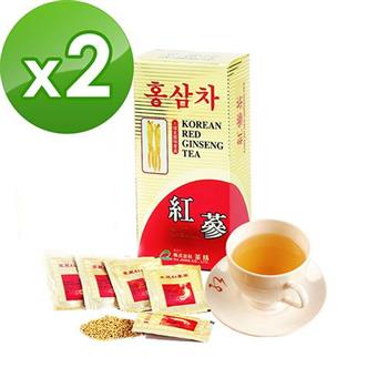 金蔘－6年根韓國高麗紅蔘茶（30包/盒，共2盒）