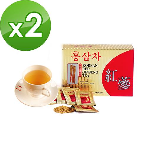 金蔘－6年根韓國高麗紅蔘茶（50包/盒，共2盒） - 50包*2盒