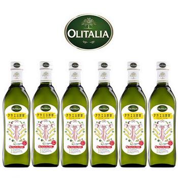 Olitalia奧利塔高溫專用葵花油料理組750mlx6瓶