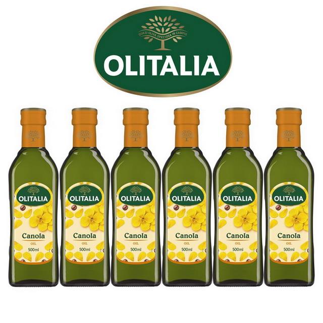 Olitalia奧利塔頂級芥花油禮盒組500mlx6瓶