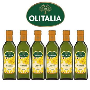 Olitalia奧利塔頂級芥花油禮盒組500mlx6瓶