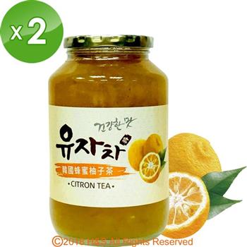 《 柚和美》韓國蜂蜜生柚子茶（1kg）2入組