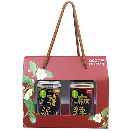 連淨 苦茶油拌醬禮盒 2入組（薑泥＋麻辣）