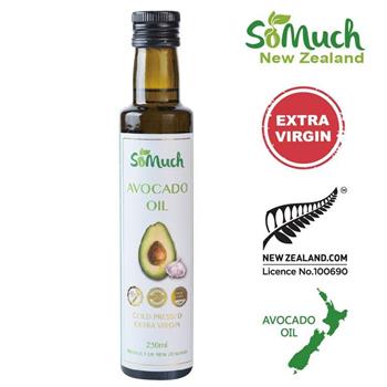 【壽滿趣－Somuch】紐西蘭頂級冷壓初榨蒜香酪梨油（250ml）