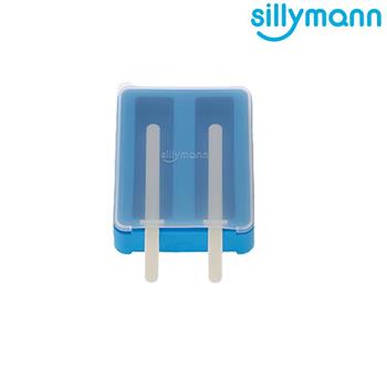 【韓國sillymann】 100%鉑金矽膠冰棒分裝盒（藍）