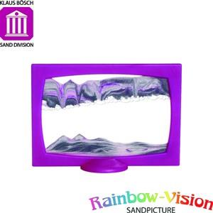 【Rainbow－Vision】水砂畫~彩虹之幕~（桃紅色）
