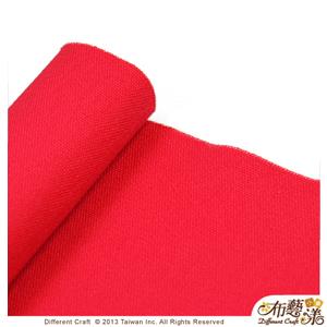 【布藝漾小舖】帆布－ 14oz 100%純棉防潑水帆布/碼 寬幅 活力紅