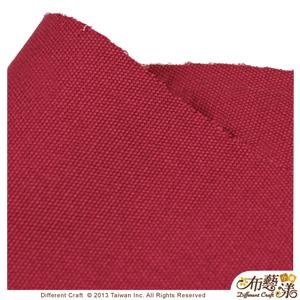 【布藝漾小舖】帆布－ 14oz 100%純棉防潑水帆布/碼 寬幅 棗紅