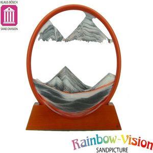 【Rainbow－Vision】水砂畫~深海~（紅木色）