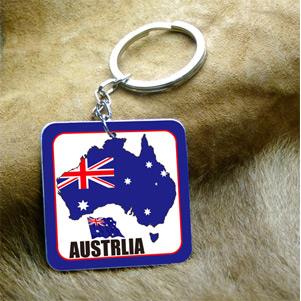 【國旗商品創意館】澳洲造型鑰匙圈/Australia/澳大利亞/多國款式可選購