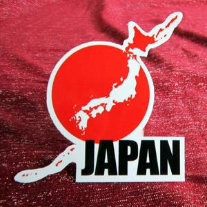 【國旗商品創意館】日本國旗地圖抗ＵＶ、防水貼紙／Japan／世界多國款可選購