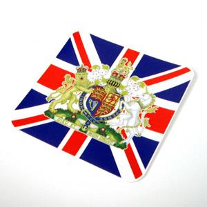 【國旗商品創意館】英國徽旗方形抗ＵＶ、防水貼紙／UK／世界多國款可選購