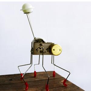 賽先生科學工廠－發條玩具－水手帽跳跳機械蟲Oahaca