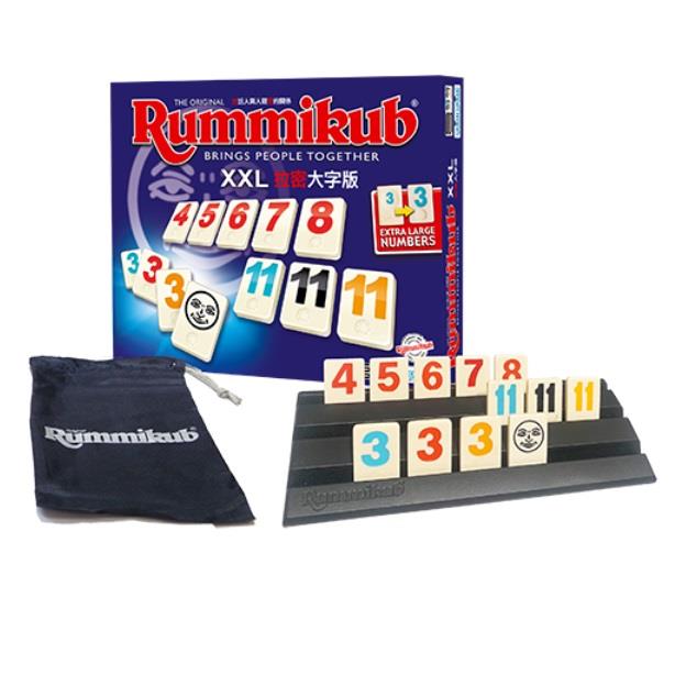 Rummikub 拉密－數字磚塊牌 XXL 大字版桌遊