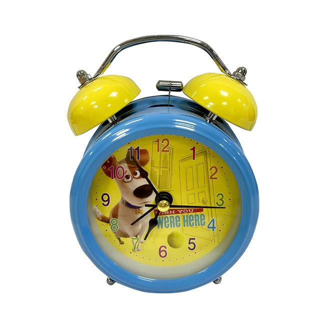 寵物當家 復古鬧鐘 造型鐘 指針時鐘 時鐘 鬧鐘 夜燈功能 麥斯 公爵 雪球 環球影城