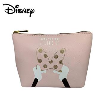 米妮 皮革 化妝包 收納包 小物收納 Minnie 迪士尼 Disney