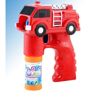 【17mall】兒童玩具電動聲光音樂消防車泡泡槍附贈泡泡水
