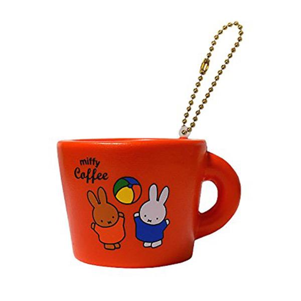 米飛兔 Miffy 杯子 捏捏吊飾 吊飾 捏捏樂 軟軟 SQUISHY - 橙色款