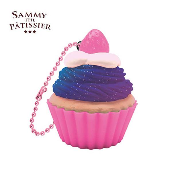 杯子蛋糕 捏捏吊飾 吊飾 捏捏樂 軟軟 squishy 捏捏 Sammy the Patissier - 星系款