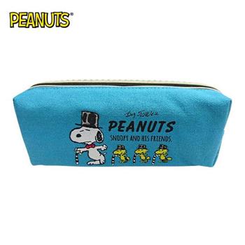 史努比 帆布 雙層筆袋 鉛筆盒 筆袋 Snoopy PEANUTS