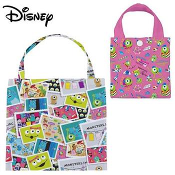 怪獸大學 摺疊 購物袋 環保袋 手提袋 防潑水 毛怪 大眼怪 皮克斯 迪士尼 Disney