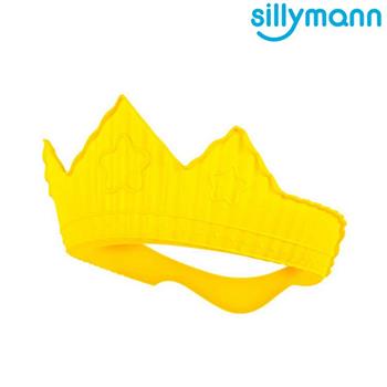 【韓國sillymann】 100%鉑金矽膠皇冠幼兒洗髮帽（黃色）