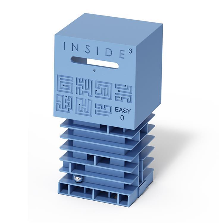 賽先生科學工廠－Inside3 3D迷走方塊 - 初級(藍)