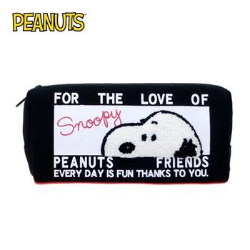 史努比 立體絨毛 筆袋 鉛筆盒 化妝包 收納包 Snoopy PEANUTS
