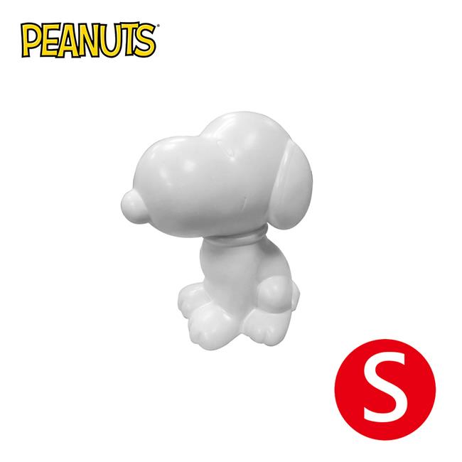 史努比 S號 純色 存錢筒 公仔 儲錢筒 小費箱 Snoopy PEANUTS - 白色款