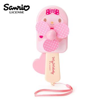 美樂蒂 冰棒造型 按壓式 風扇 隨身扇 手壓風扇 My Melody 三麗鷗 Sanrio