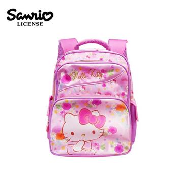 凱蒂貓 玫瑰花系列 雙層 兒童背包 背包 後背包 書包 Hello Kitty 三麗鷗 Sanrio