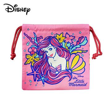 小美人魚 束口袋 收納袋 抽繩束口袋 小物收納 艾莉兒 迪士尼 Disney